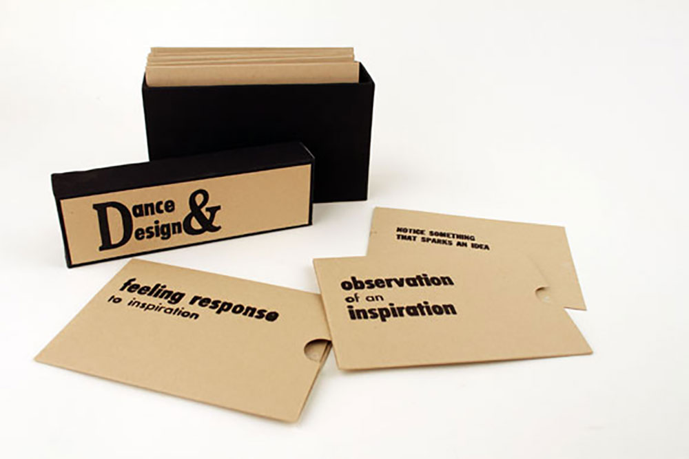 Dance And Design Letterpress Box with Envelopes and Cards