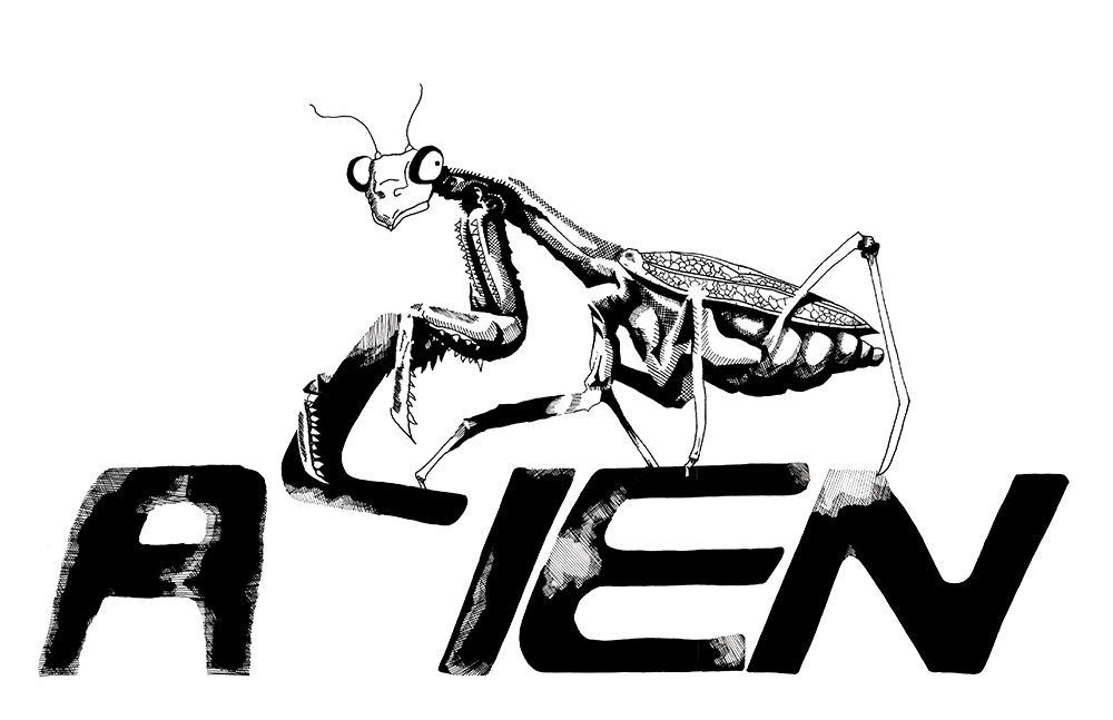 Alien Bug Poster