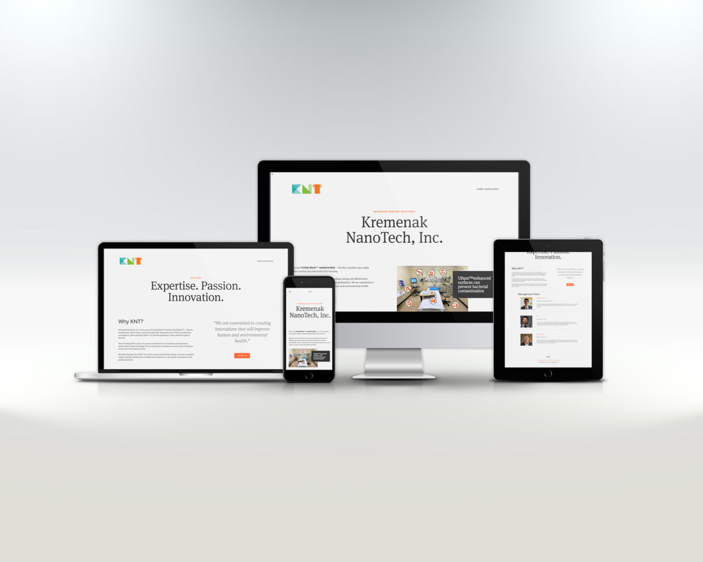 KNT Website Designs on Different Devices