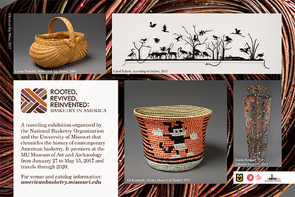 Rooted Revived Reinvented Basketry in America Half Page Ad